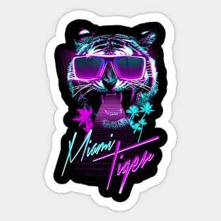 Miami Tiger Sticker